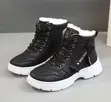 Ladies Abryanz Chunky Suede Boots - 3