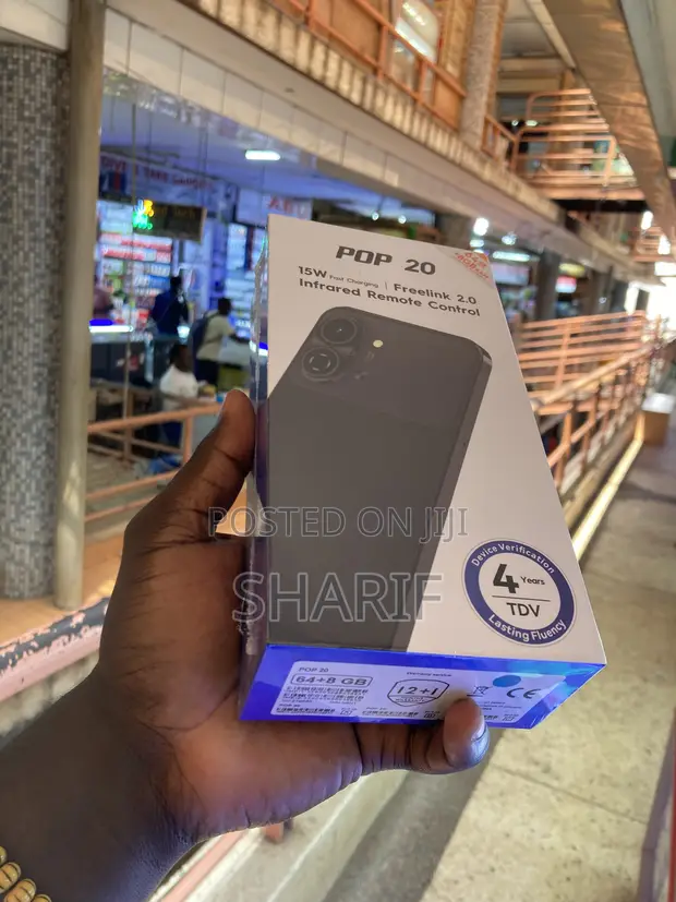 New Tecno Pop 20 64GB Black - 1