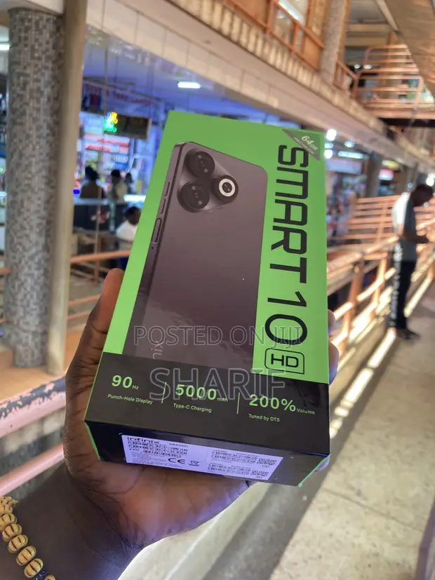 New Infinix Smart 10 HD 64GB Black - 1