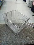 Rectangular Stainless Steel Mesh Deep Fryer Basket - 3