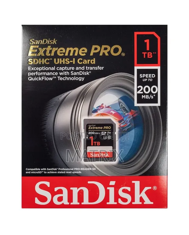 SanDisk 1TB Extreme Pro SD Memory Card - 1