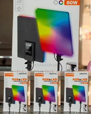 Plokama LIVE-P19 Pro 80W RGB LED Panel Fill Light
