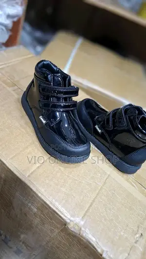 Classy Kids Boot Shoes - Black