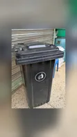 240L Garbage Can / Dust Bin - Black - 2