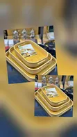 Rectangular Natural Bamboo Nesting Serving Trays (3pc) - 2