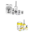 Artistic Themed Bathroom Accessory Set - Multicolor - 2