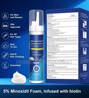 Minoxidil with Biotin for Hair Growth (USA Product)
