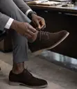 Original Timberland Suede Oxford Shoes - Coffee Brown - 1