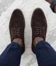 Original Timberland Suede Oxford Shoes - Coffee Brown - 2