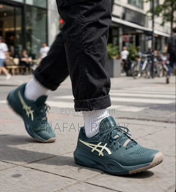 Original ASICS Gel-Resolution 9 X Clay Tennis Shoes - Green - 1