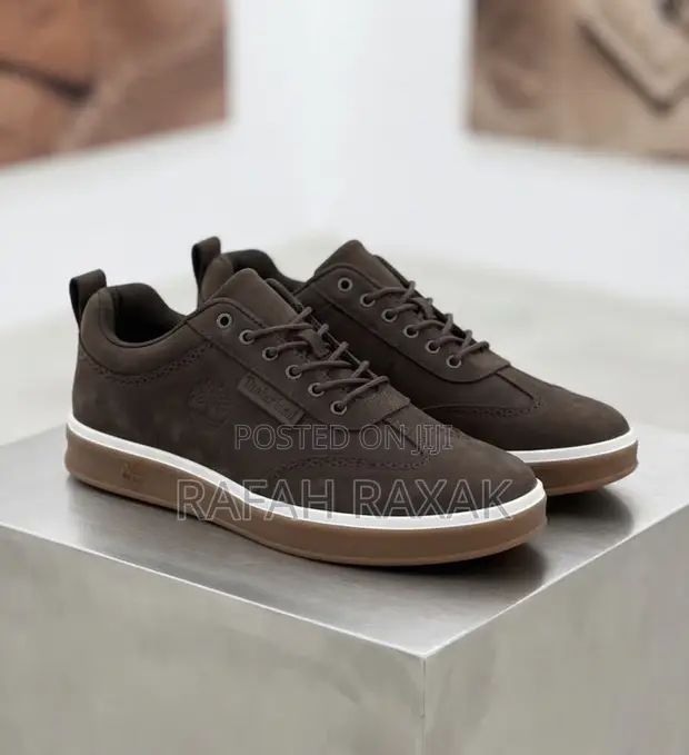 Original Timberland Low-Top Casual Leather Sneakers - 1