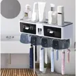 Multifunctional Wall Mounted Toothbrush Holder - 3