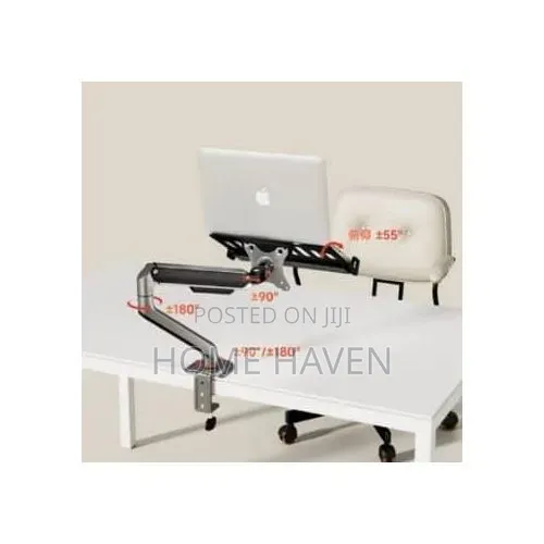 Fully Adjustable Gas Spring Monitor Arm Desk Mount - 1