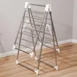 Versatile Stainless Steel Folding Laundry Drying Rack - 2