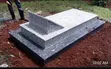 White Granite and Tarrazzo Grave - 1