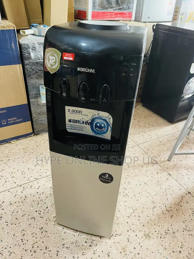 Imported Used Bruhm Hot & Cold Water Dispenser with Fridge - 1