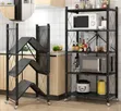 Heavy-Duty Folding Storage Rack with Wheels - 1