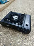 Black RAF R-8111 Single-Burner Portable Gas Stove - 2