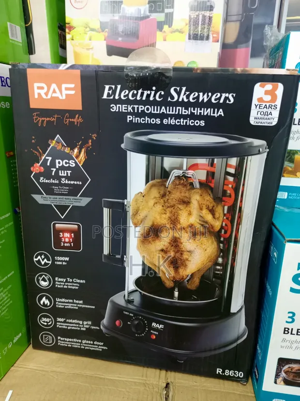 RAF R.8630 Electric Skewers and Rotisserie Grill - 1