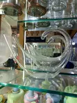Swan-Shaped Crystal Glass Centerpiece Bowl - 2