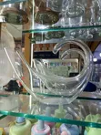 Swan-Shaped Crystal Glass Centerpiece Bowl - 3