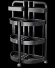 4-Tier Rolling Kitchen Storage Rack - 1