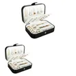 Portable Travel Jewelry Box - Multicolor - 2