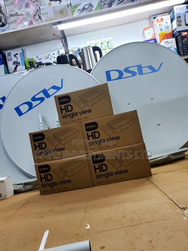 DStv HD Single View Decoder and Satellite Dish - 1