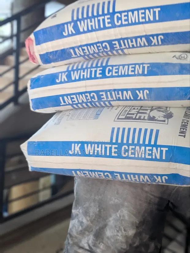 JK White Cement - 50kg Bag - 1
