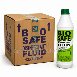 Bio Safe Disinfectant Fluid 12 x 1L Bottles