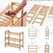 Simple Wooden Freestanding Shoe Cabinet for Corridor - 1