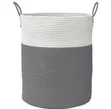 Versatile Woven Cotton Rope Storage Hamper - Multicolor - 1