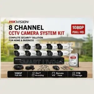 Hikvision 8 Channel 2MP CCTV Kit
