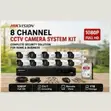 Hikvision 8 Channel 2MP CCTV Kit - 1