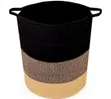 Modern Pleated Storage Basket with Flexible Handles - 1