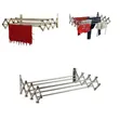 Wall-Mounted Accordion Clothes Drying Rack - Multicolor - 1