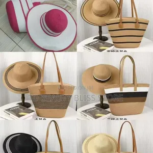Beach Bag and Hat Combo
