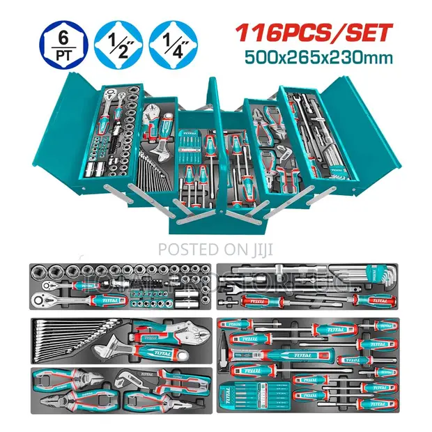 116 PCS Professional Tool Chest Set - 1