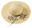 Stylish Women's Wide Brim Straw Sun Hat - 2