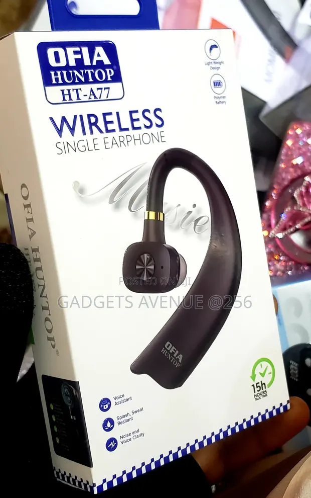 Ofia Huntop HT-A77 Wireless Single Earphone - 1