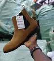 Classic Men's Clarks Suede Chelsea Boots - 3