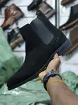 Classic Men's Clarks Suede Chelsea Boots - 4