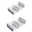 Retractable Over-the-Sink Dish Drying Rack - Multicolor - 1