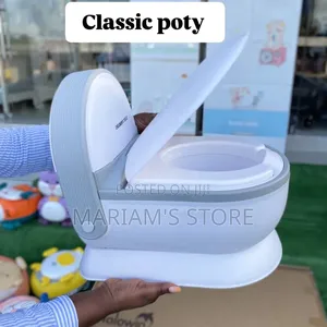 Mini Toilet-Style Baby Potty with Backrest