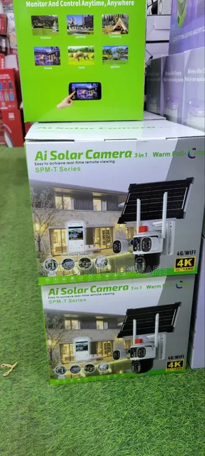AI Solar Camera 3-in-1