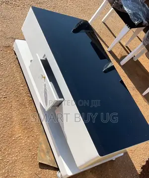 Elegant Glass Top Center Table with Storage