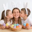 Set of 12 Hand-Painted Plastic Easter Eggs with 6 Colour Pens - 4