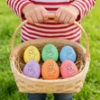 Set of 12 Hand-Painted Plastic Easter Eggs with 6 Colour Pens - 5