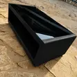 Brand New Rectangular Center Table - Black Matte Glass Top - 2