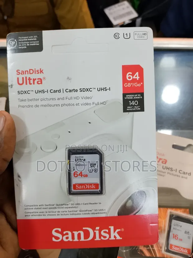 Ultra Equipment 64GB UltraSD UHS-I SDXC Memory Card - 1